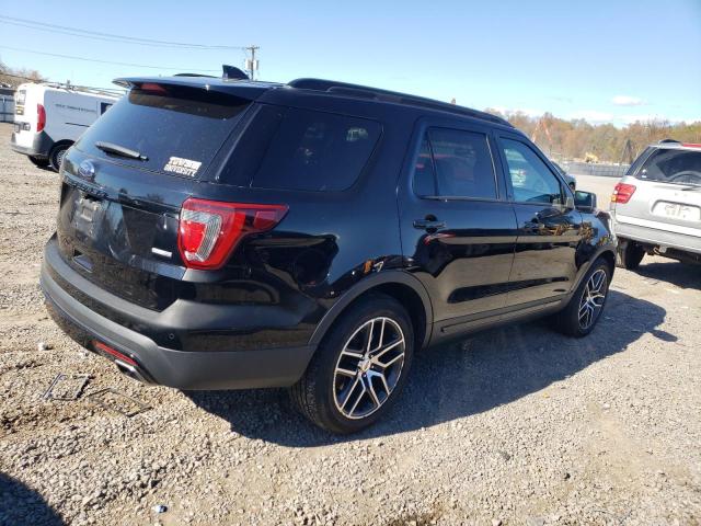 1FM5K8GT5GGA16786 - 2016 FORD EXPLORER SPORT Schwarz Foto 3
