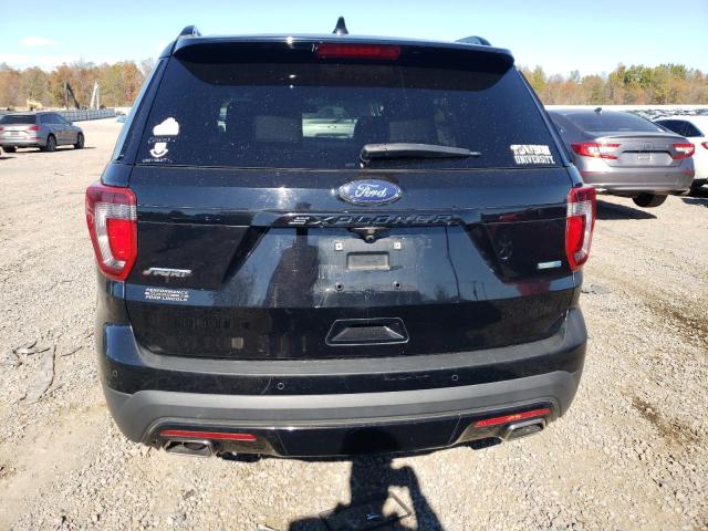 1FM5K8GT5GGA16786 - 2016 FORD EXPLORER SPORT Schwarz Foto 6