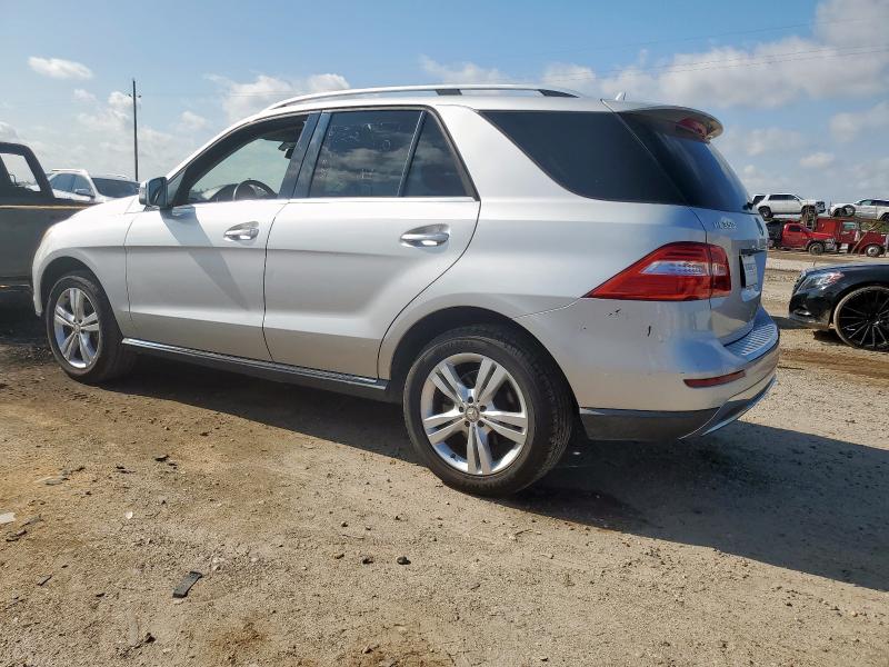 4JGDA5JB9FA619268 - 2015 MERCEDES-BENZ ML 350 SILVER photo 2