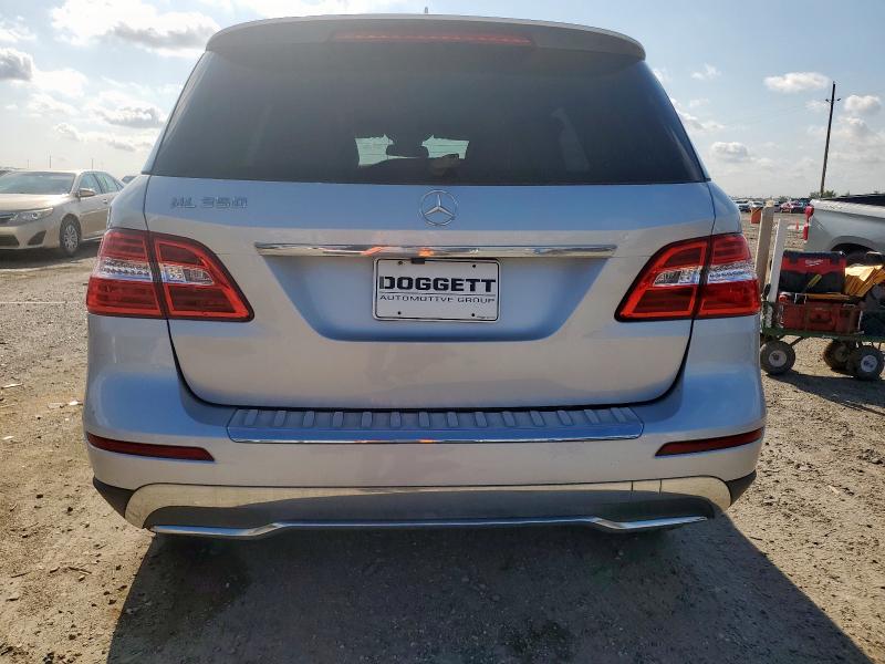 4JGDA5JB9FA619268 - 2015 MERCEDES-BENZ ML 350 SILVER photo 6