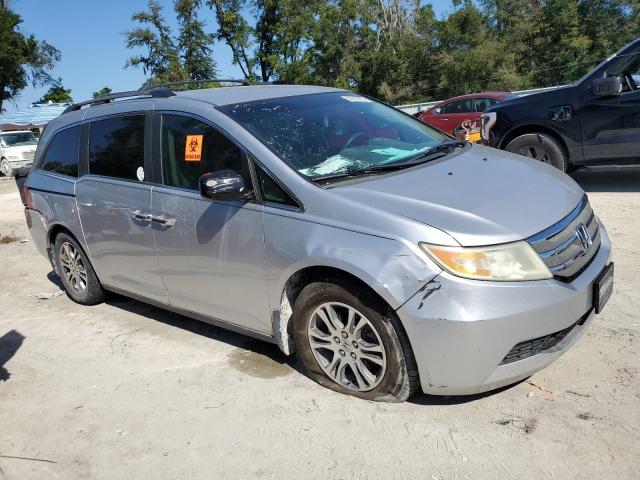 5FNRL5H46CB064973 - 2012 HONDA ODYSSEY EX SILVER photo 4