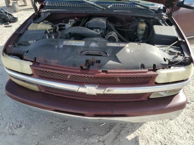 2GCEC19T3X1285999 - 1999 CHEVROLET SILVERADO C1500 ბურგუნდია ფოტო 11