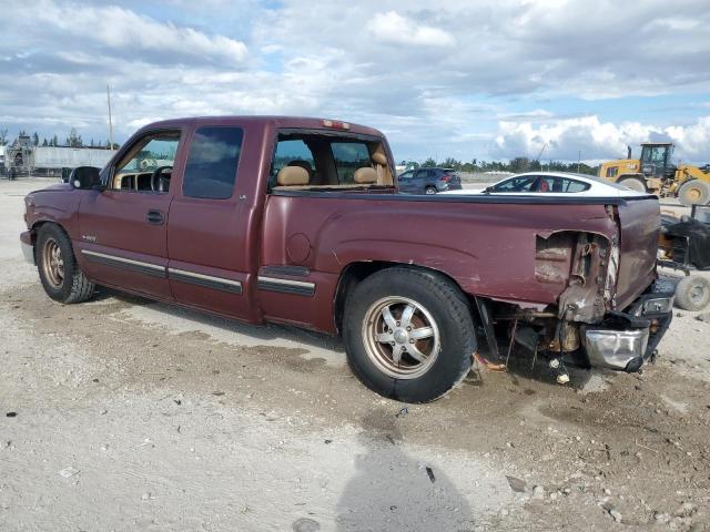 2GCEC19T3X1285999 - 1999 CHEVROLET SILVERADO C1500 ბურგუნდია ფოტო 2