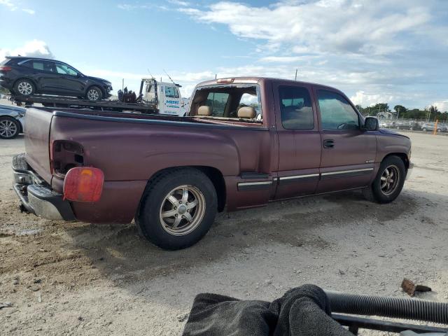2GCEC19T3X1285999 - 1999 CHEVROLET SILVERADO C1500 ბურგუნდია ფოტო 3