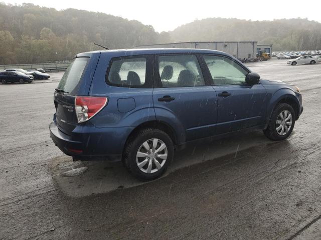 JF2SHAAC3BH701332 - 2011 SUBARU FORESTER 2.5X BLUE photo 3