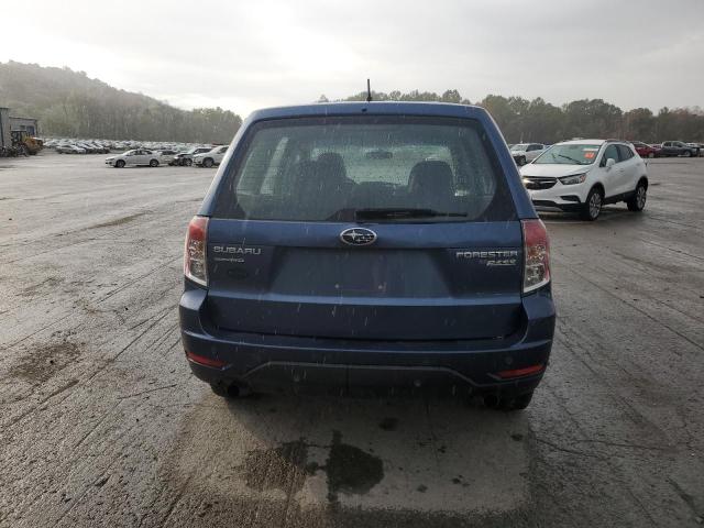 JF2SHAAC3BH701332 - 2011 SUBARU FORESTER 2.5X BLUE photo 6