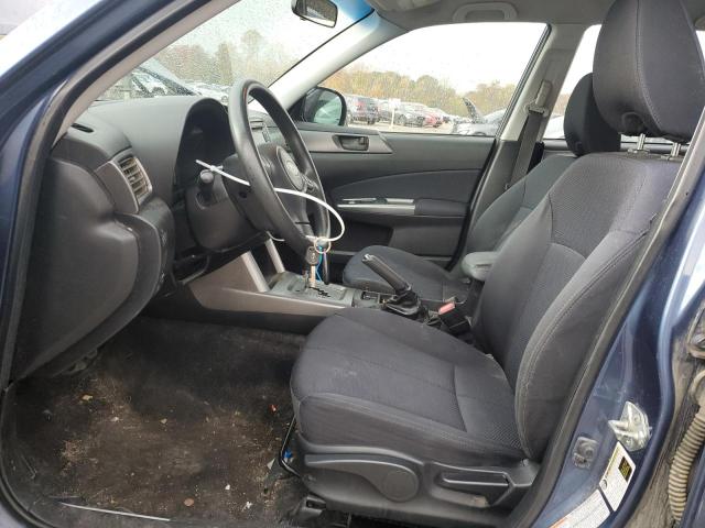 JF2SHAAC3BH701332 - 2011 SUBARU FORESTER 2.5X BLUE photo 7