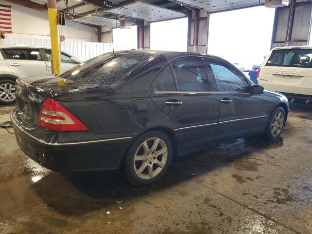 WDBRF92H17F920979 - 2007 MERCEDES-BENZ C 280 4MATIC BLACK photo 3