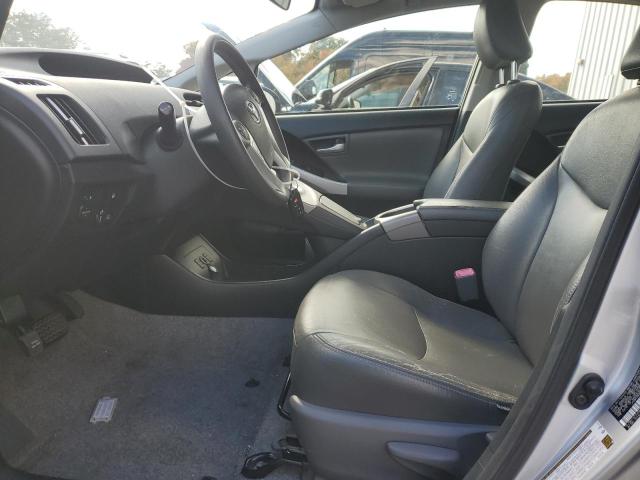 JTDKN3DP6C3028598 - 2012 TOYOTA PRIUS PLUG SILVER photo 7