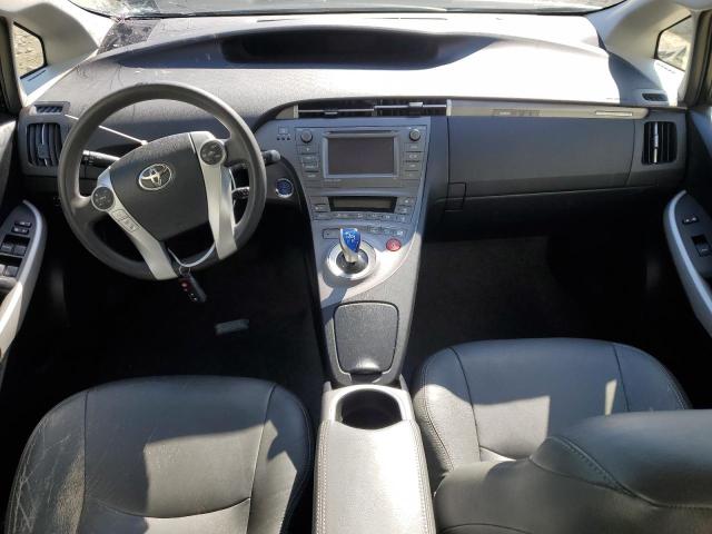 JTDKN3DP6C3028598 - 2012 TOYOTA PRIUS PLUG SILVER photo 8