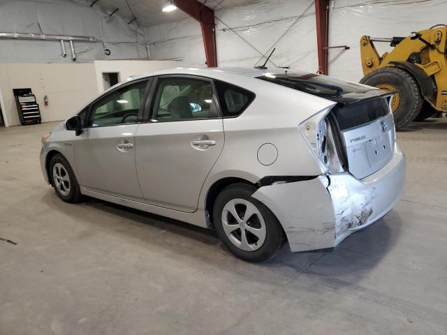 JTDKN3DU8C5519104 - 2012 TOYOTA PRIUS SILVER photo 2