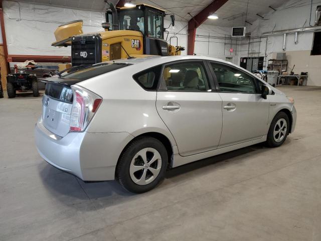 JTDKN3DU8C5519104 - 2012 TOYOTA PRIUS SILVER photo 3