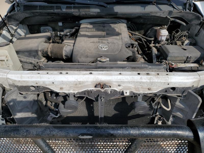 5TFRM5F16BX025228 - 2011 TOYOTA TUNDRA DOUBLE CAB SR5 WHITE photo 11