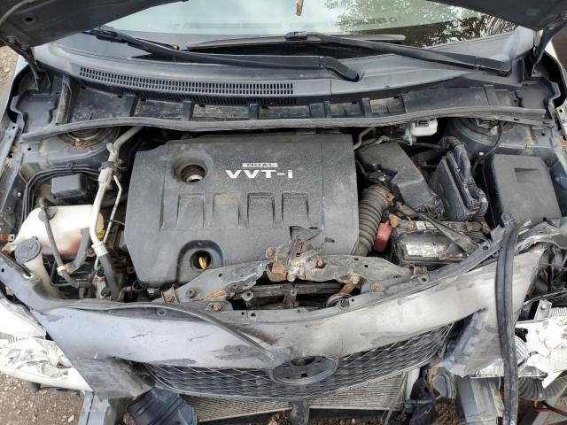 2T1BU4EE9AC246965 - 2010 TOYOTA COROLLA BASE ნაცრისფერი ფოტო 11