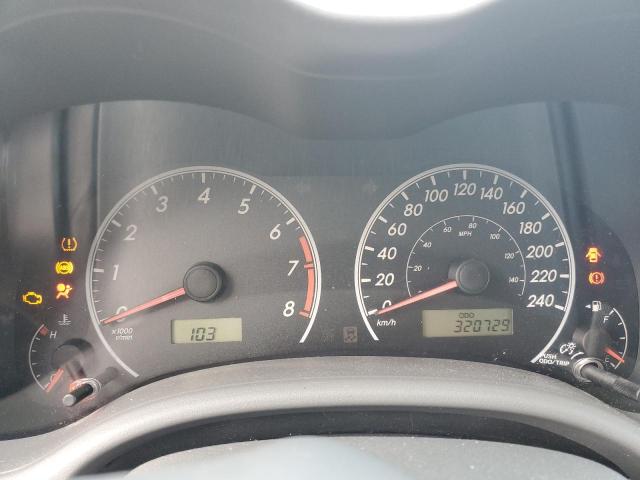 2T1BU4EE9AC246965 - 2010 TOYOTA COROLLA BASE ნაცრისფერი ფოტო 9