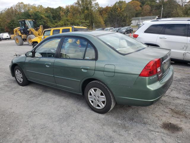 2HGES155X3H525983 - 2003 HONDA CIVIC LX GREEN photo 2