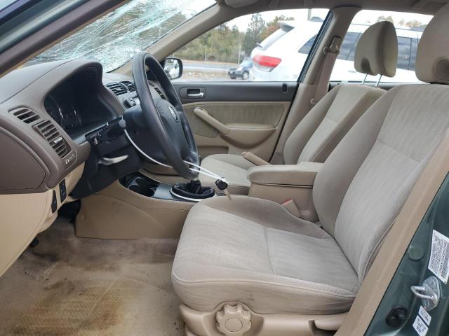 2HGES155X3H525983 - 2003 HONDA CIVIC LX GREEN photo 7