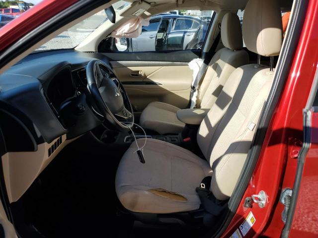 JA4AD3A31GZ025069 - 2016 MITSUBISHI OUTLANDER SE RED photo 7