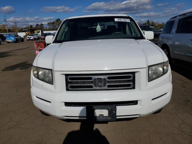 2HJYK16568H539327 - 2008 HONDA RIDGELINE RTL WHITE photo 5