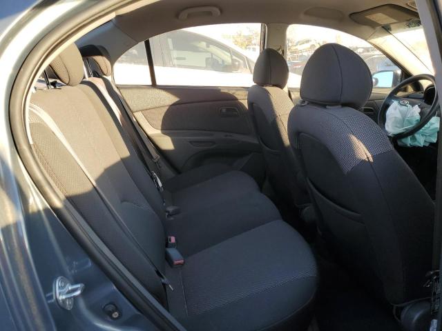 KNADE123886422927 - 2008 KIA RIO BASE GRAY photo 10