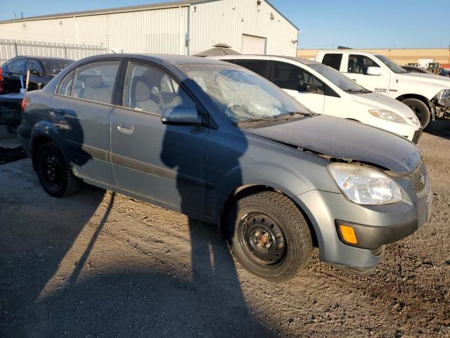KNADE123886422927 - 2008 KIA RIO BASE GRAY photo 4