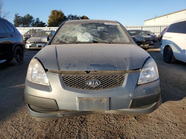 KNADE123886422927 - 2008 KIA RIO BASE GRAY photo 5