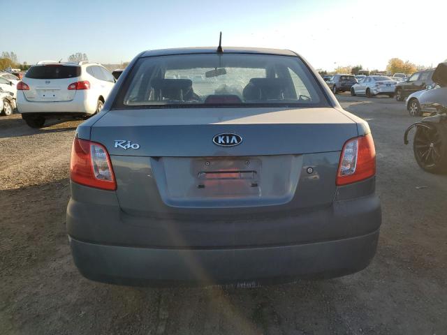 KNADE123886422927 - 2008 KIA RIO BASE GRAY photo 6