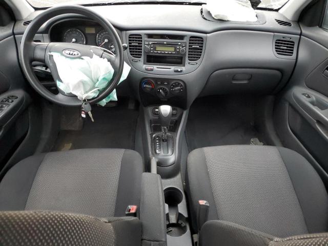 KNADE123886422927 - 2008 KIA RIO BASE GRAY photo 8