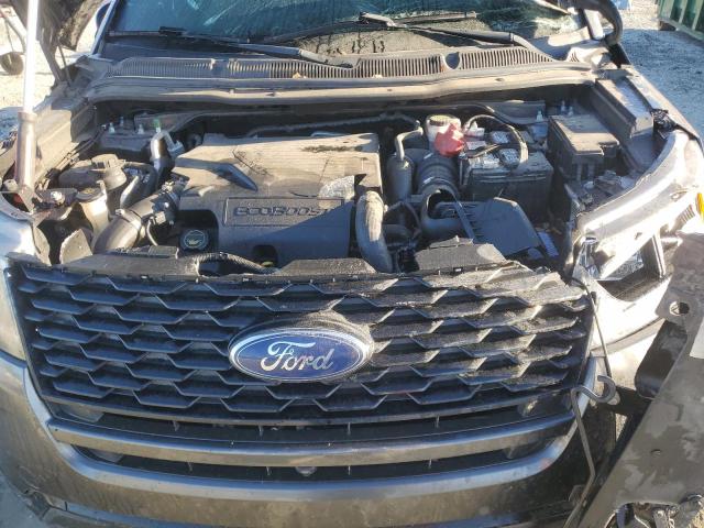 1FM5K8GT7JGB06836 - 2018 FORD EXPLORER SPORT Մոխրագույն լուսանկար 12