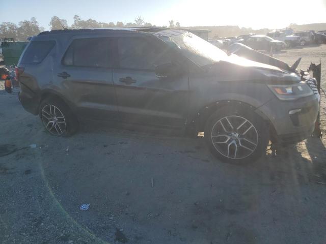 1FM5K8GT7JGB06836 - 2018 FORD EXPLORER SPORT Մոխրագույն լուսանկար 4
