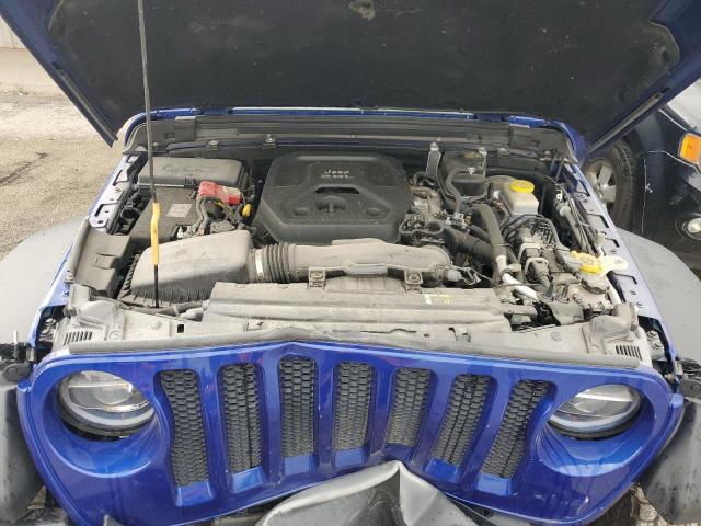 1C4HJXDN9LW105894 - 2020 JEEP WRANGLER UNLIMITED SPORT BLUE photo 11