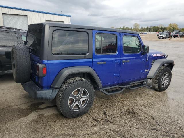 1C4HJXDN9LW105894 - 2020 JEEP WRANGLER UNLIMITED SPORT BLUE photo 3