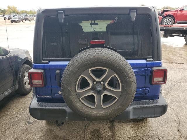1C4HJXDN9LW105894 - 2020 JEEP WRANGLER UNLIMITED SPORT BLUE photo 6