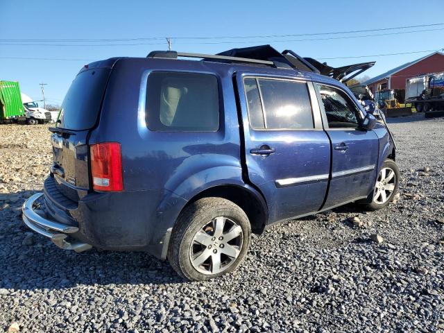 5FNYF4H99EB042039 - 2014 HONDA PILOT TOURING BLUE photo 3