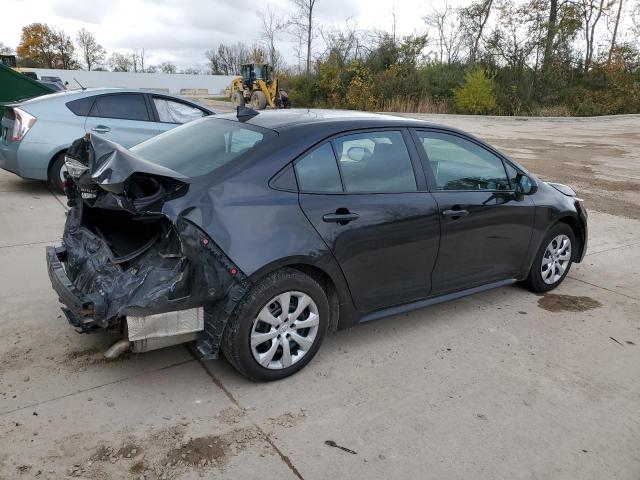5YFEPRAE3LP087046 - 2020 TOYOTA COROLLA LE BLACK photo 3