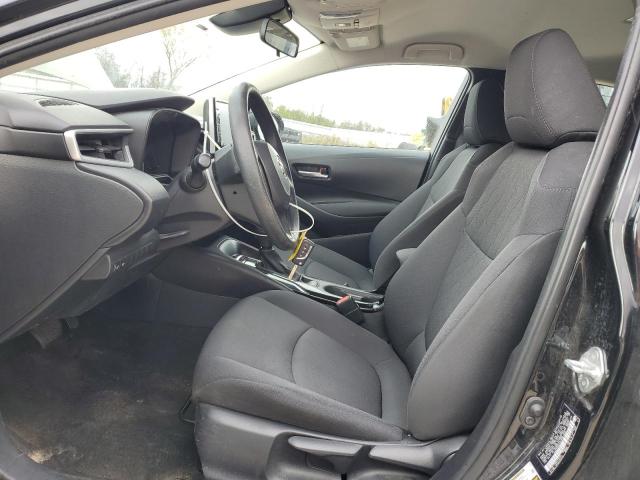 5YFEPRAE3LP087046 - 2020 TOYOTA COROLLA LE BLACK photo 7