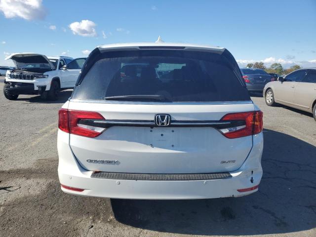 5FNRL6H9XNB010886 - 2022 HONDA ODYSSEY ELITE WHITE photo 6