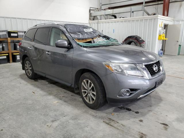 5N1AR2MM0FC702468 - 2015 NISSAN PATHFINDER S GRAY photo 4