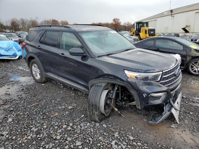 1FMSK8DH2MGB65722 - 2021 FORD EXPLORER XLT BLACK photo 4