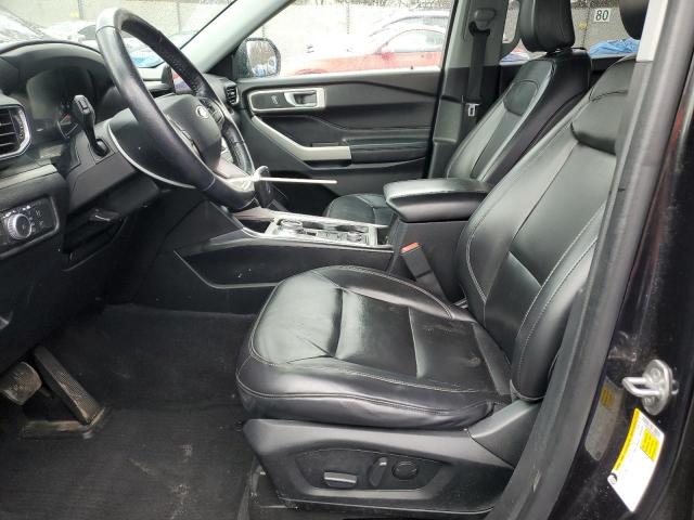 1FMSK8DH2MGB65722 - 2021 FORD EXPLORER XLT BLACK photo 7