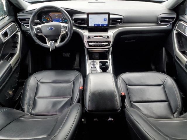 1FMSK8DH2MGB65722 - 2021 FORD EXPLORER XLT BLACK photo 8