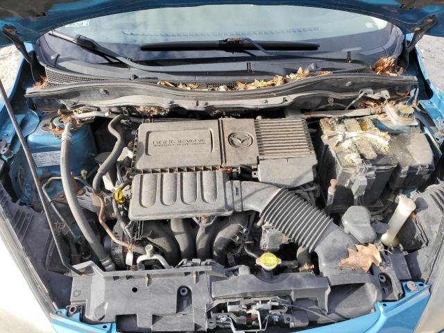 JM1DE1KZ8C0151760 - 2012 MAZDA MAZDA2 ლურჯი ფოტო 11