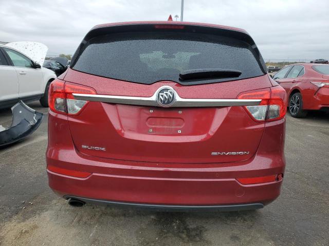 LRBFXBSAXHD039253 - 2017 BUICK ENVISION ESSENCE RED photo 6