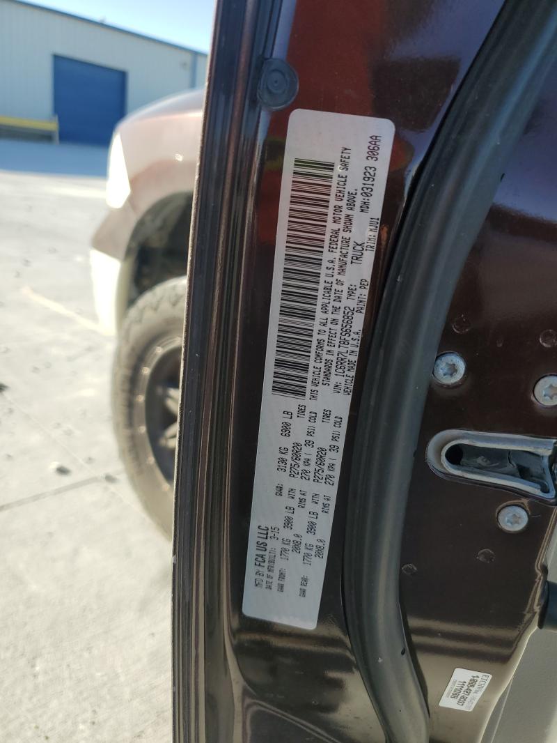 1C6RR7LT8FS656852 - 2015 RAM 1500 SLT Bordo foto 13