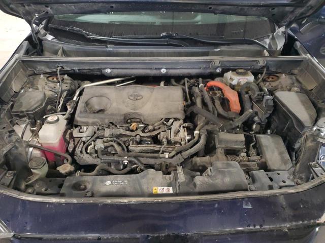 2T3RWRFV7MW111756 - 2021 TOYOTA RAV4 XLE BLUE photo 12