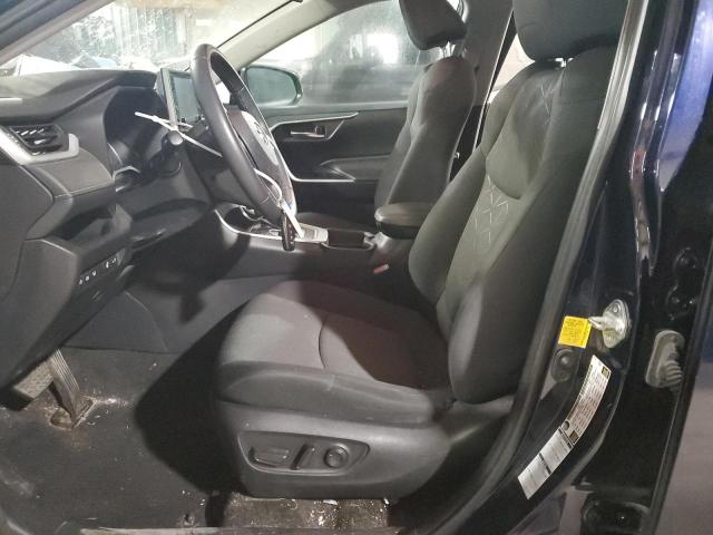 2T3RWRFV7MW111756 - 2021 TOYOTA RAV4 XLE BLUE photo 7