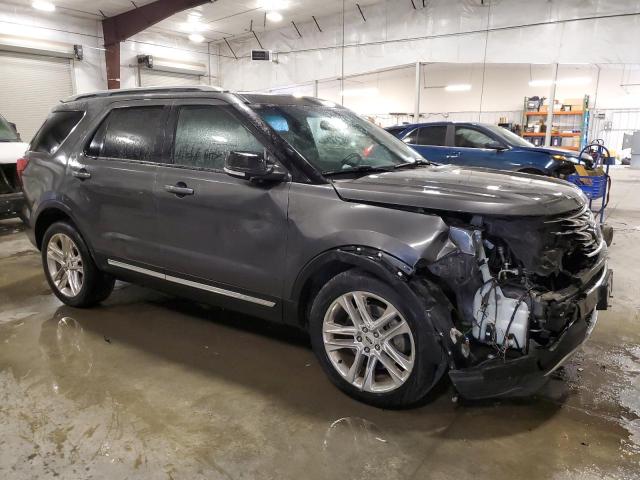 1FM5K8D8XGGB12185 - 2016 FORD EXPLORER XLT 灰色 照片 4