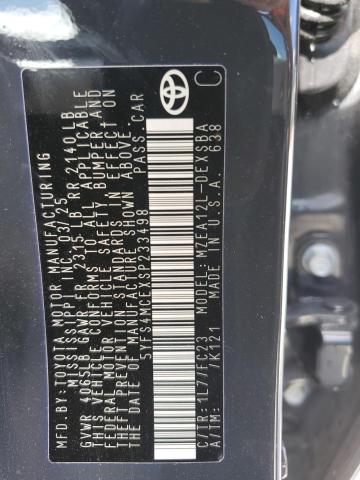 5YFS4MCEXSP233498 - 2025 TOYOTA COROLLA SE 灰色 照片 12