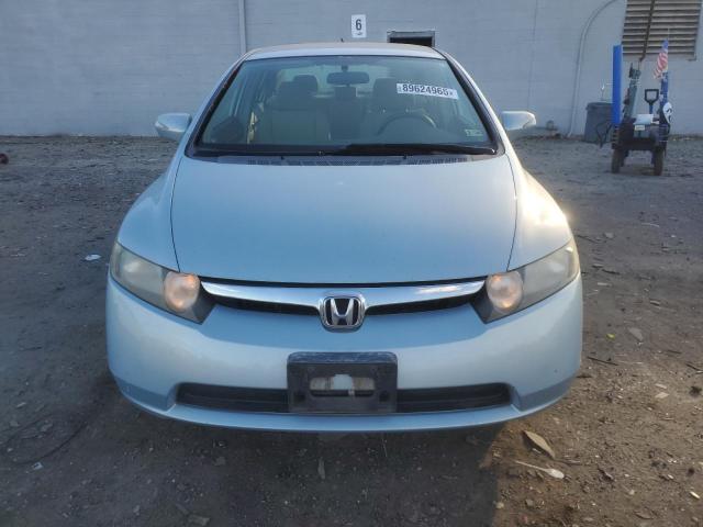 JHMFA36237S017616 - 2007 HONDA CIVIC HYBRID BLUE photo 5