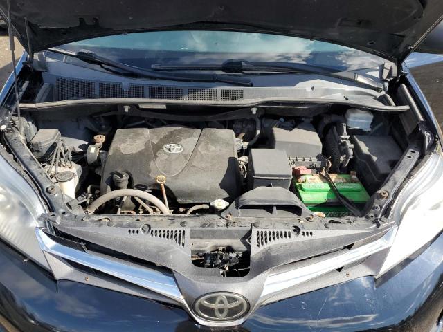 5TDYZ3DC8KS018583 - 2019 TOYOTA SIENNA XLE შავი ფოტო 12